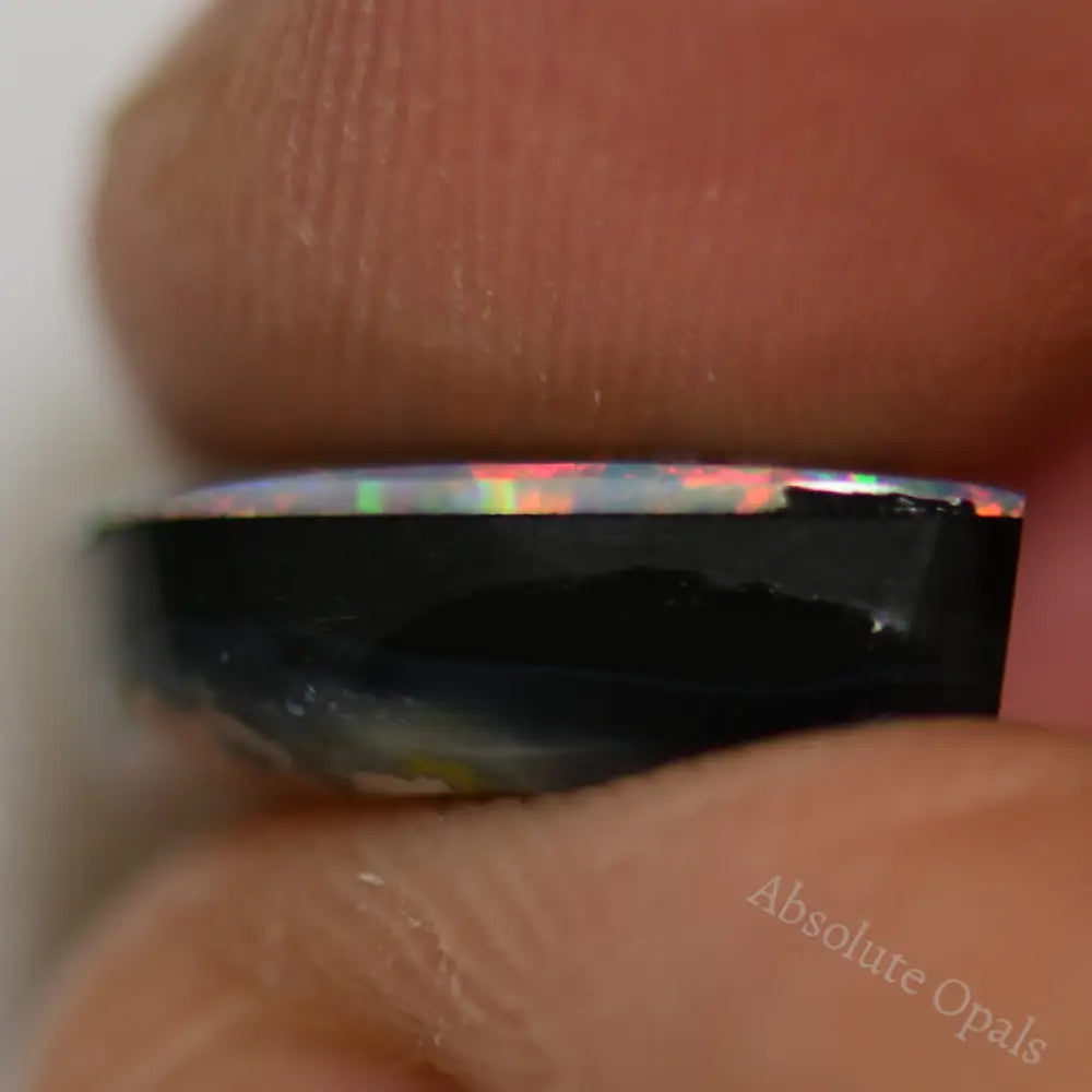 7.3 Cts Australian Opal Doublet Stone Rub Rough Lightning Ridge