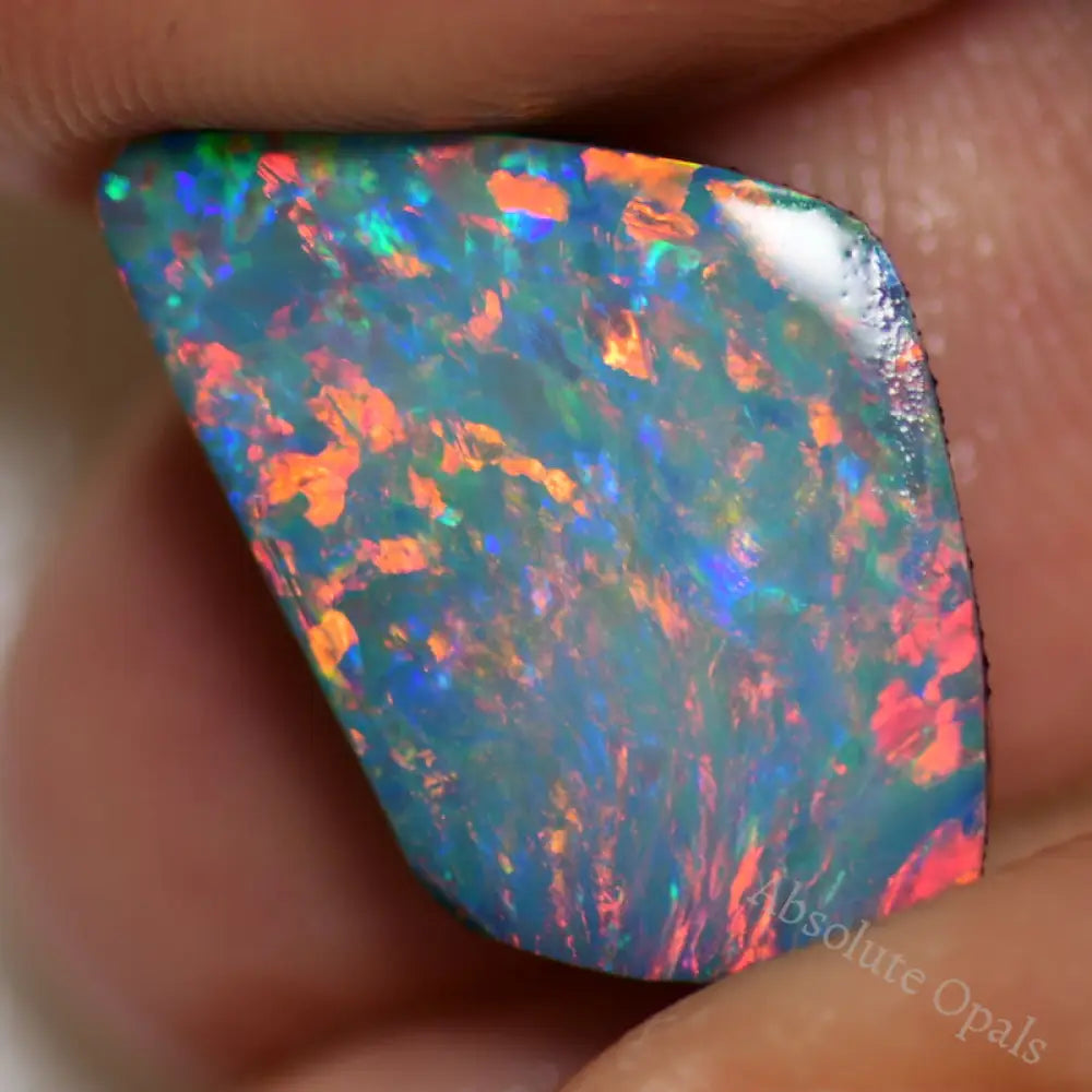 7.3 Cts Australian Opal Doublet Stone Rub Rough Lightning Ridge