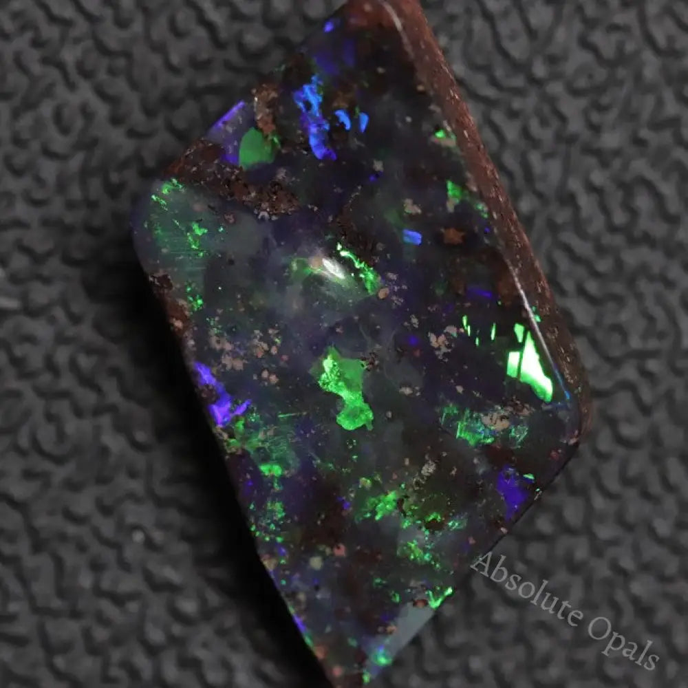 7.5 Cts Australian Boulder Opal Cut Loose Stone