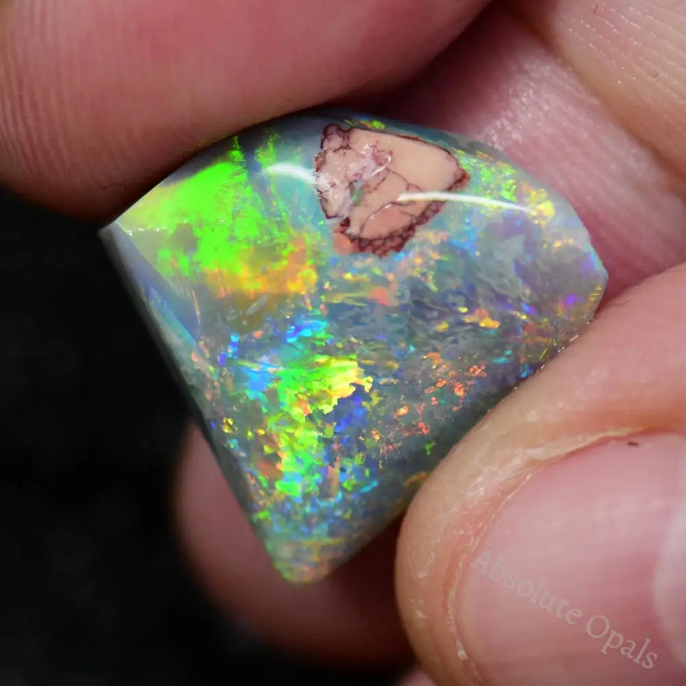 Australian Rough Opal, Lightning Ridge Rub