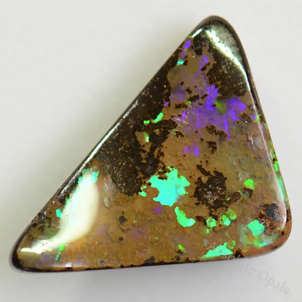 Australian Boulder Opal, Cut Stone