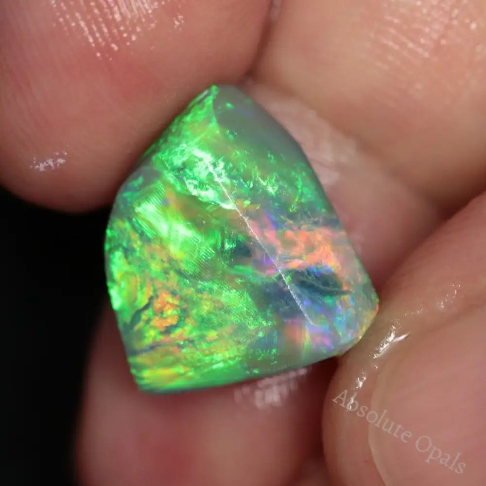 7.69 Cts Australian Solid Rough Opal Lightning Ridge Loose Rub