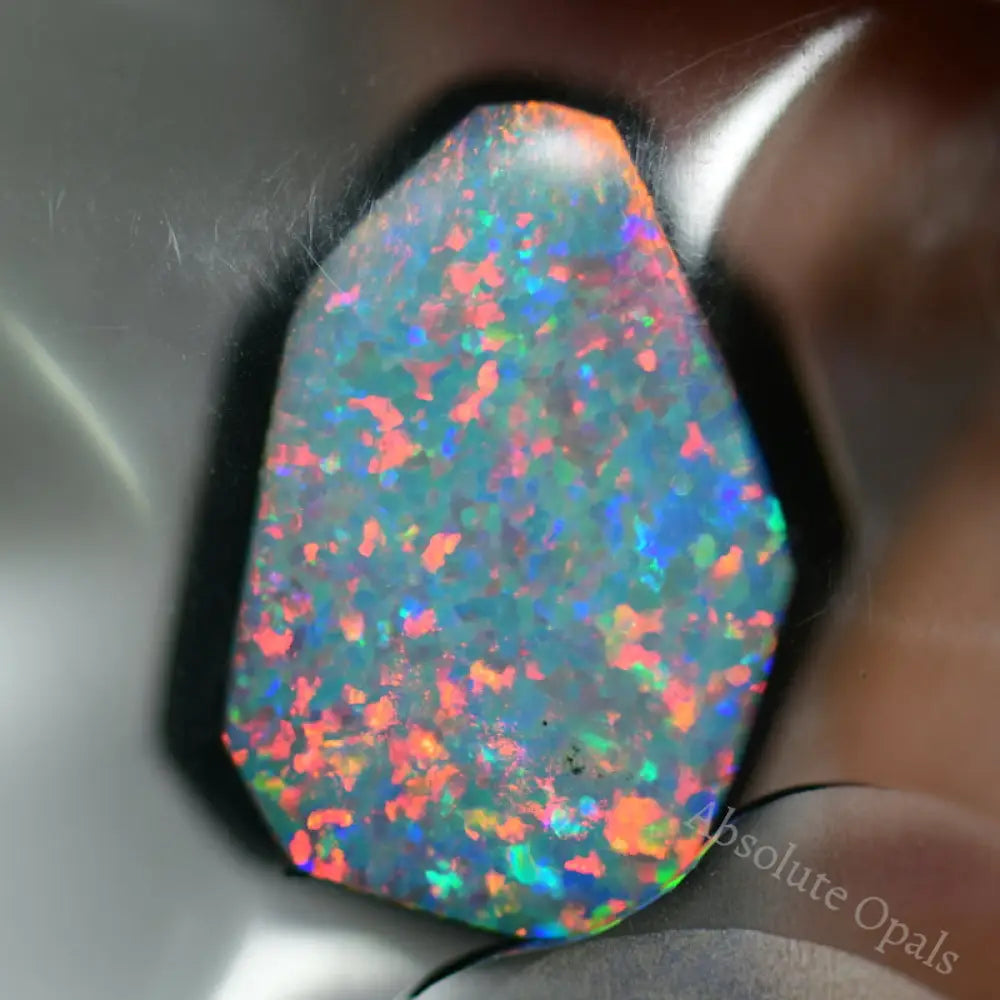 7.9 Cts Australian Opal Doublet Stone Rub Lightning Ridge