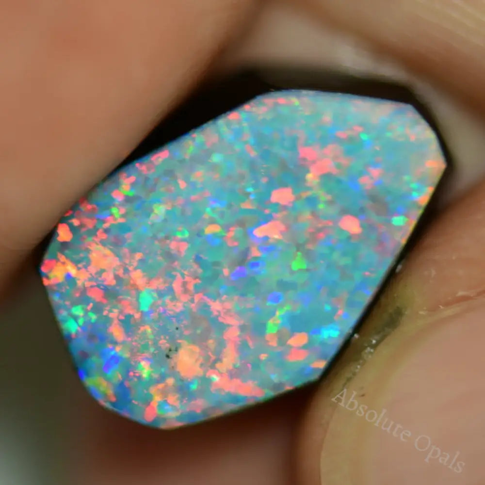 7.9 Cts Australian Opal Doublet Stone Rub Lightning Ridge