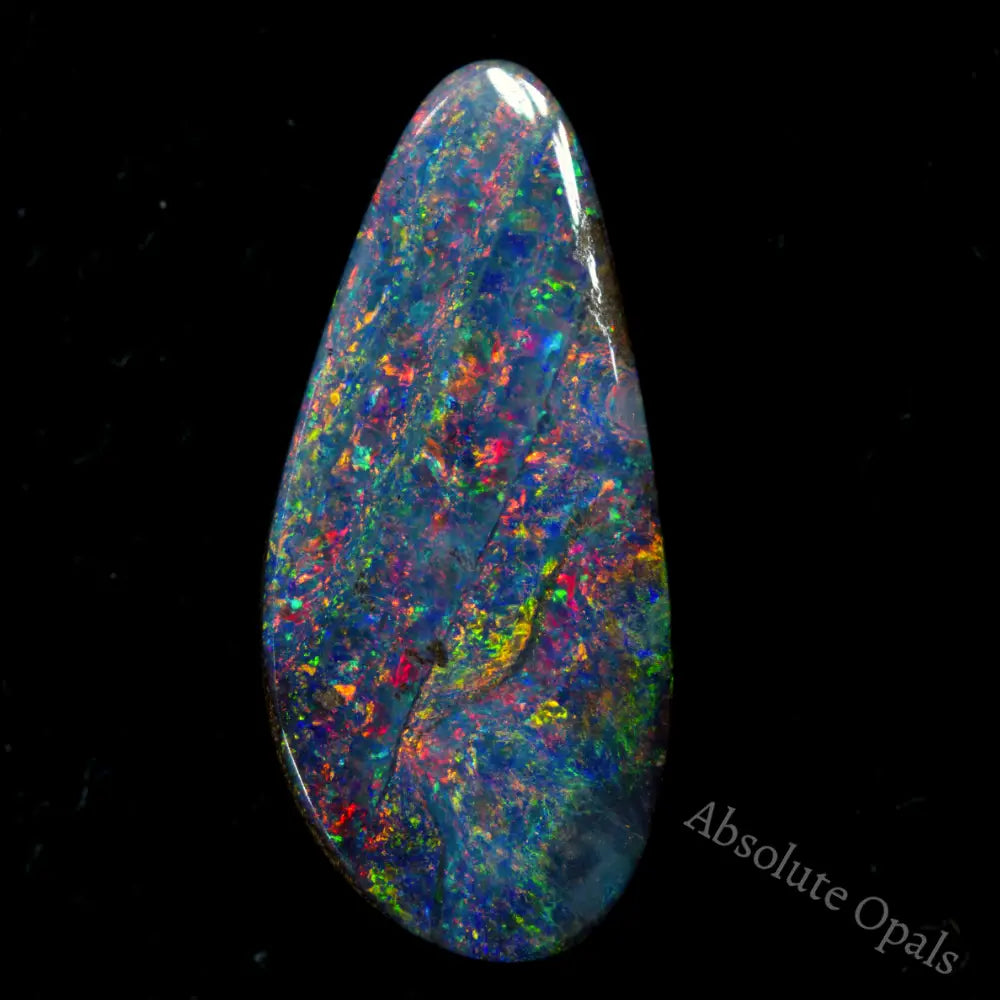 7.93 Cts Australian Boulder Opal Cut Stone