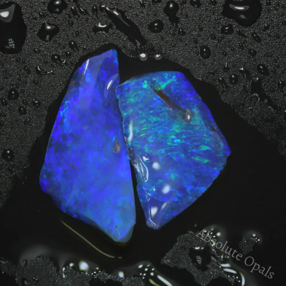 rough opal for doublet inlay