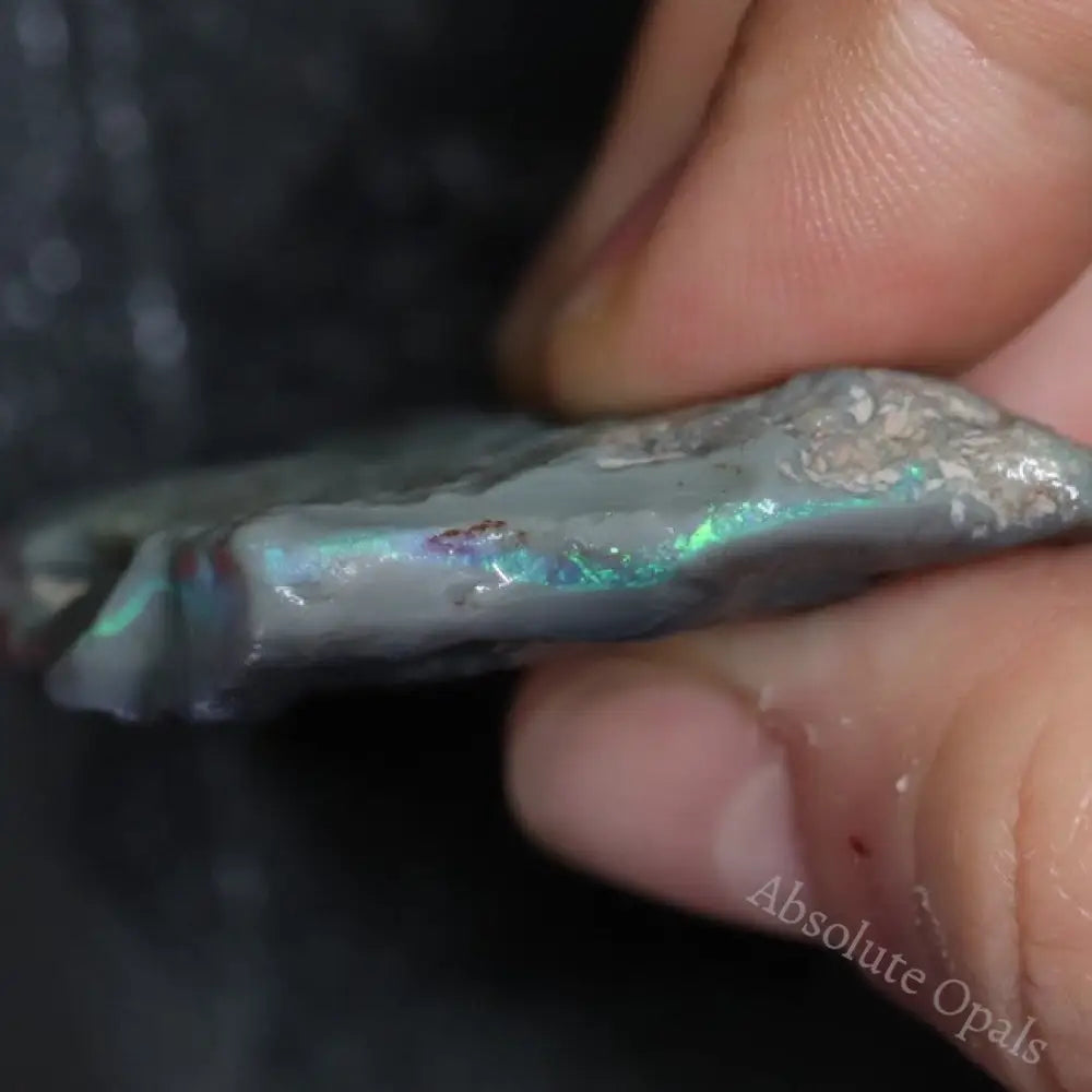 71.55 Cts Australian Lightning Ridge Black Opal Rough For Carving