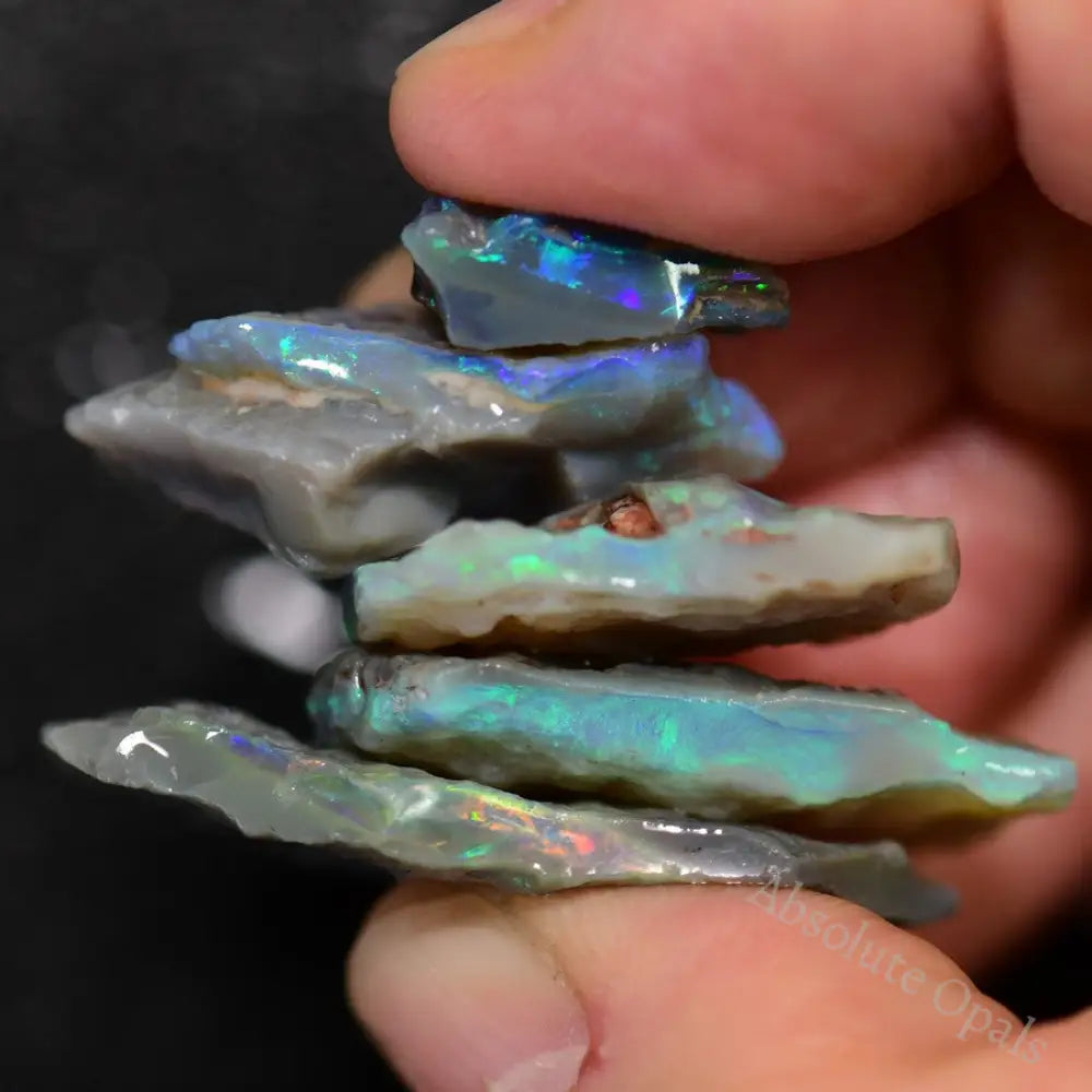 71.70 Cts Australian Rough Opal Parcel Lightning Ridge For Carving