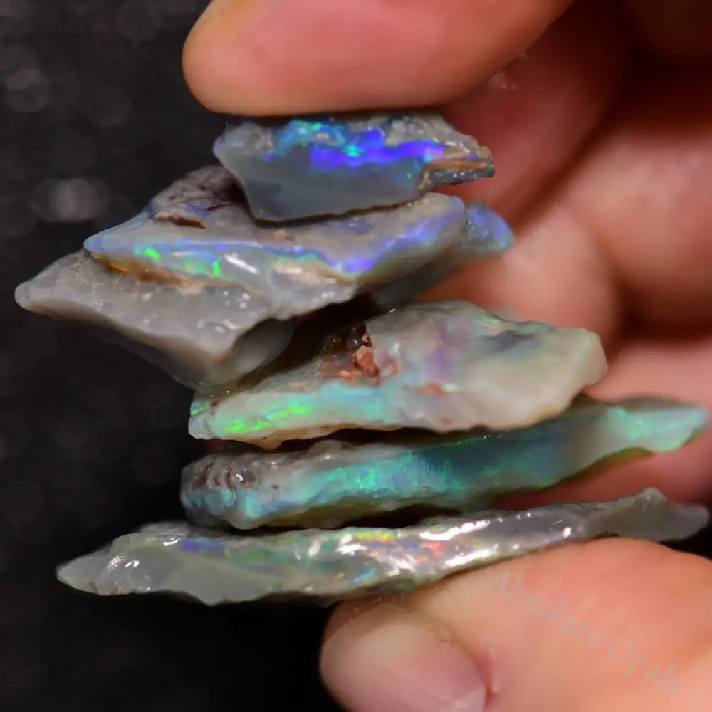 71.70 Cts Australian Rough Opal Parcel Lightning Ridge For Carving