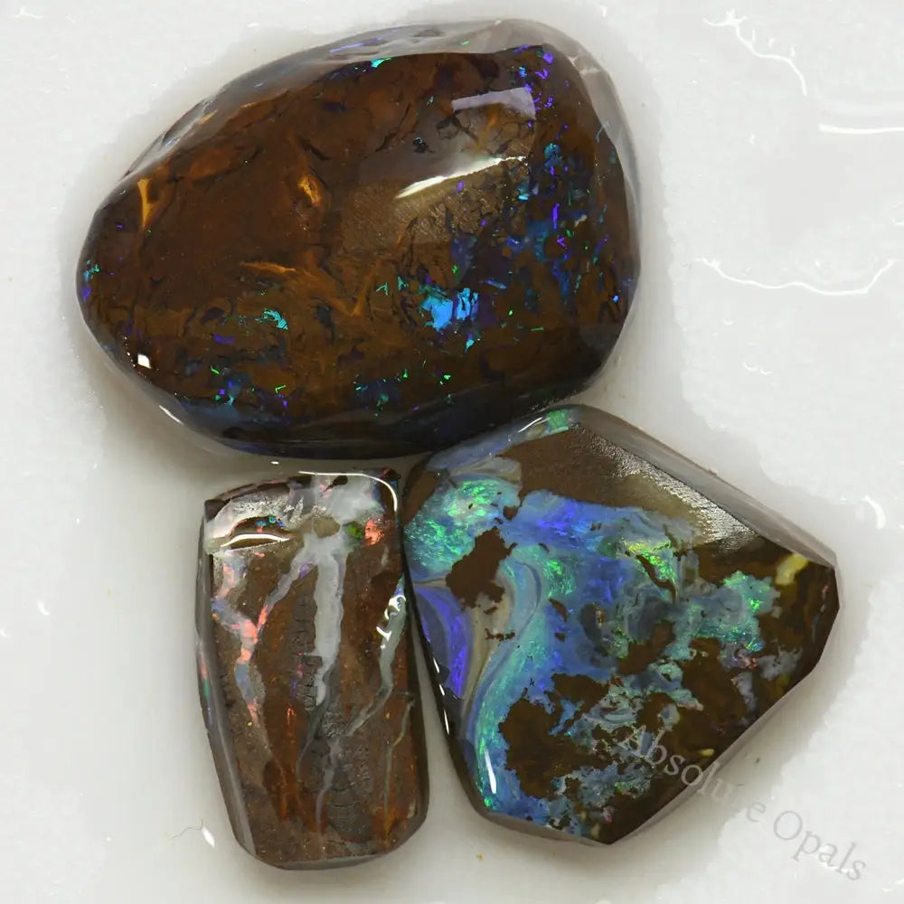 Australian Boulder Opal Rough Parcel