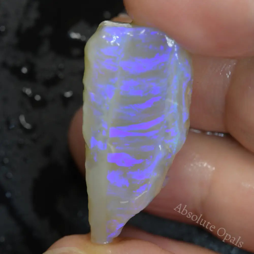 72 cts Australian Rough Opal Lightning Ridge -Purple