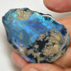 74.0 Cts Australian Rough Black Opal Lightning Ridge Cmr