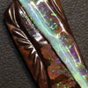 74.45 Cts Green Australian Boulder Opal Cut Loose Stone