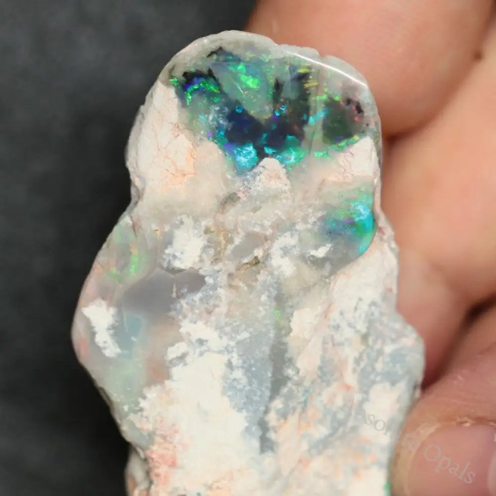 75.20 Cts Australian Opal Rough Lightning Ridge Polished Specimen