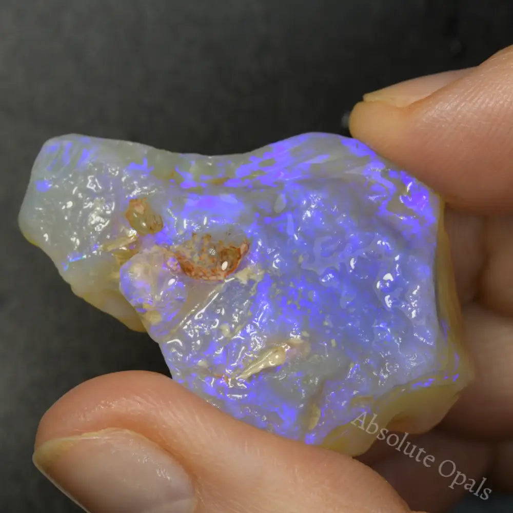 75 cts Australian Rough Opal Lightning Ridge -Purple