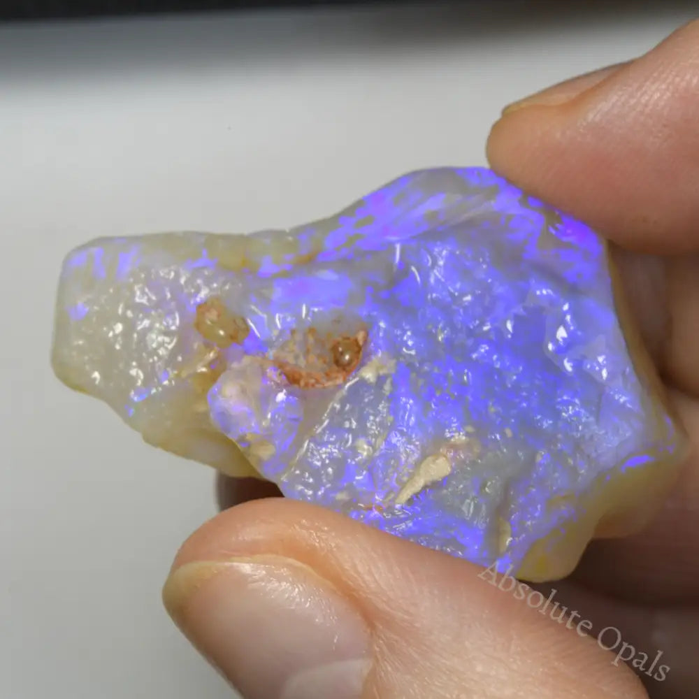 75 cts Australian Rough Opal Lightning Ridge -Purple