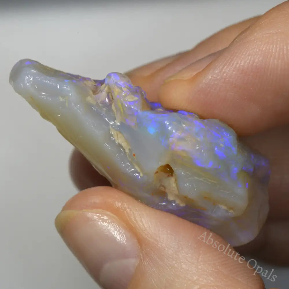 75 cts Australian Rough Opal Lightning Ridge -Purple