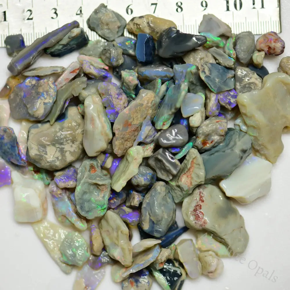 750 Cts Australian Rough Opal Parcel Lightning Ridge Beginners