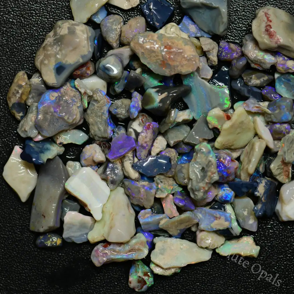 750 Cts Australian Rough Opal Parcel Lightning Ridge Beginners