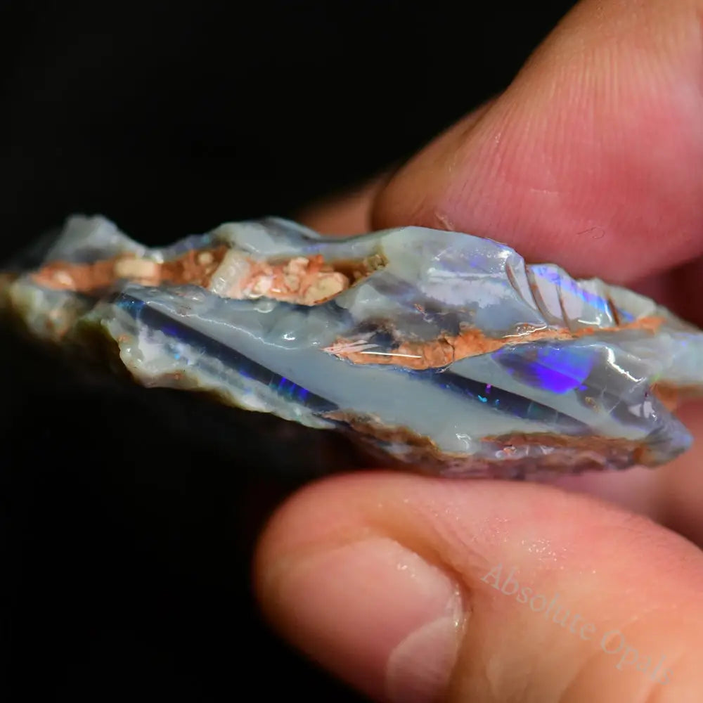 76.1 Cts Australian Rough Opal Lightning Ridge For Carving