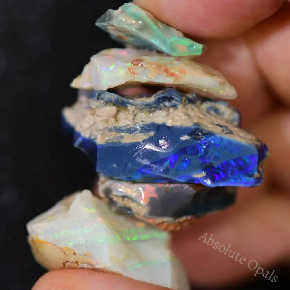 77.0 Cts Australian Rough Opal Parcel Lightning Ridge