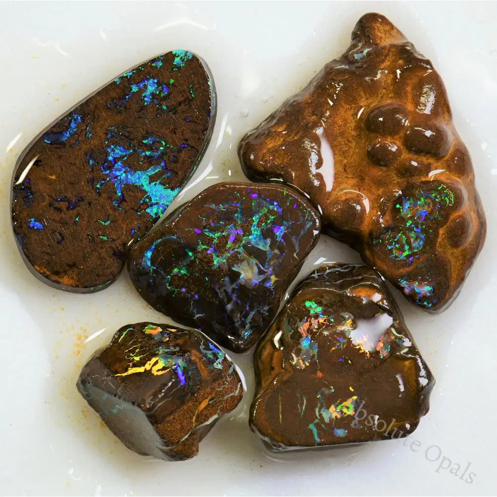 boulder opal parcel