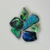 black raw gemsstone opal