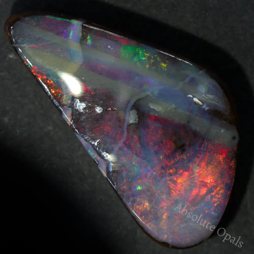 boulder red opal