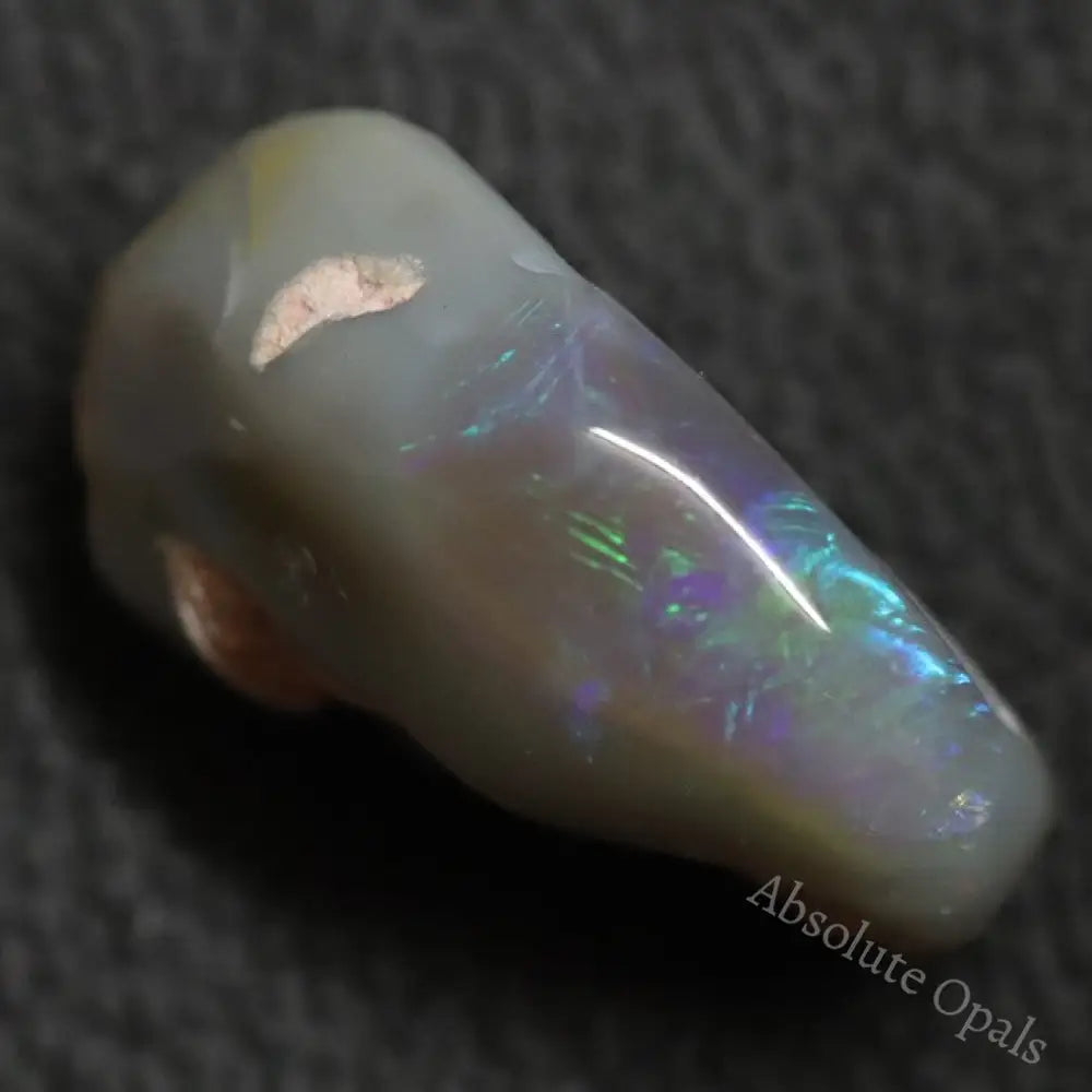 8.0 Cts Australian Semi Black Opal Rough Lightning Ridge Polished Specimen