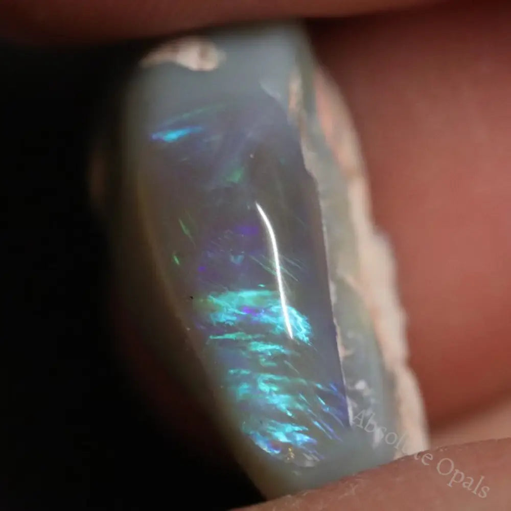 8.0 Cts Australian Semi Black Opal Rough Lightning Ridge Polished Specimen