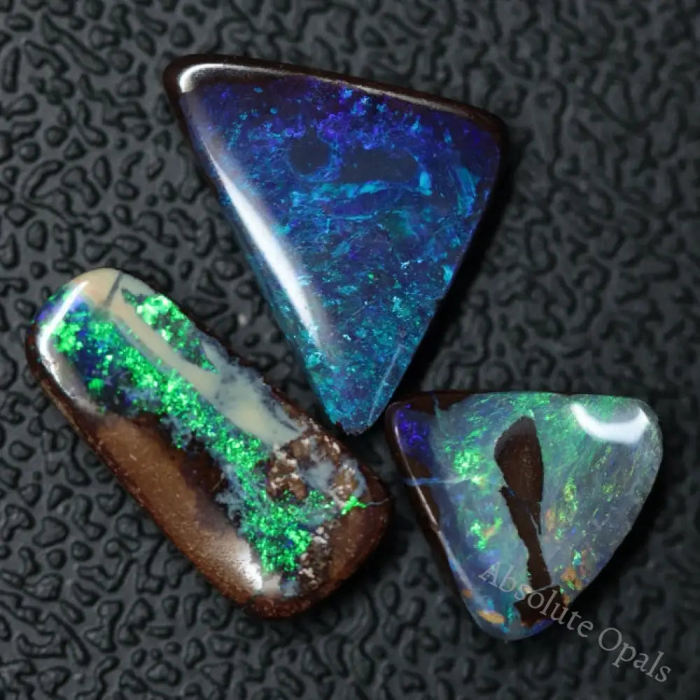 8.08 Cts Australian Boulder Opal Cut Loose Stone Parcel