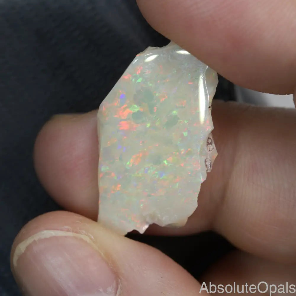 Polished opal specimen