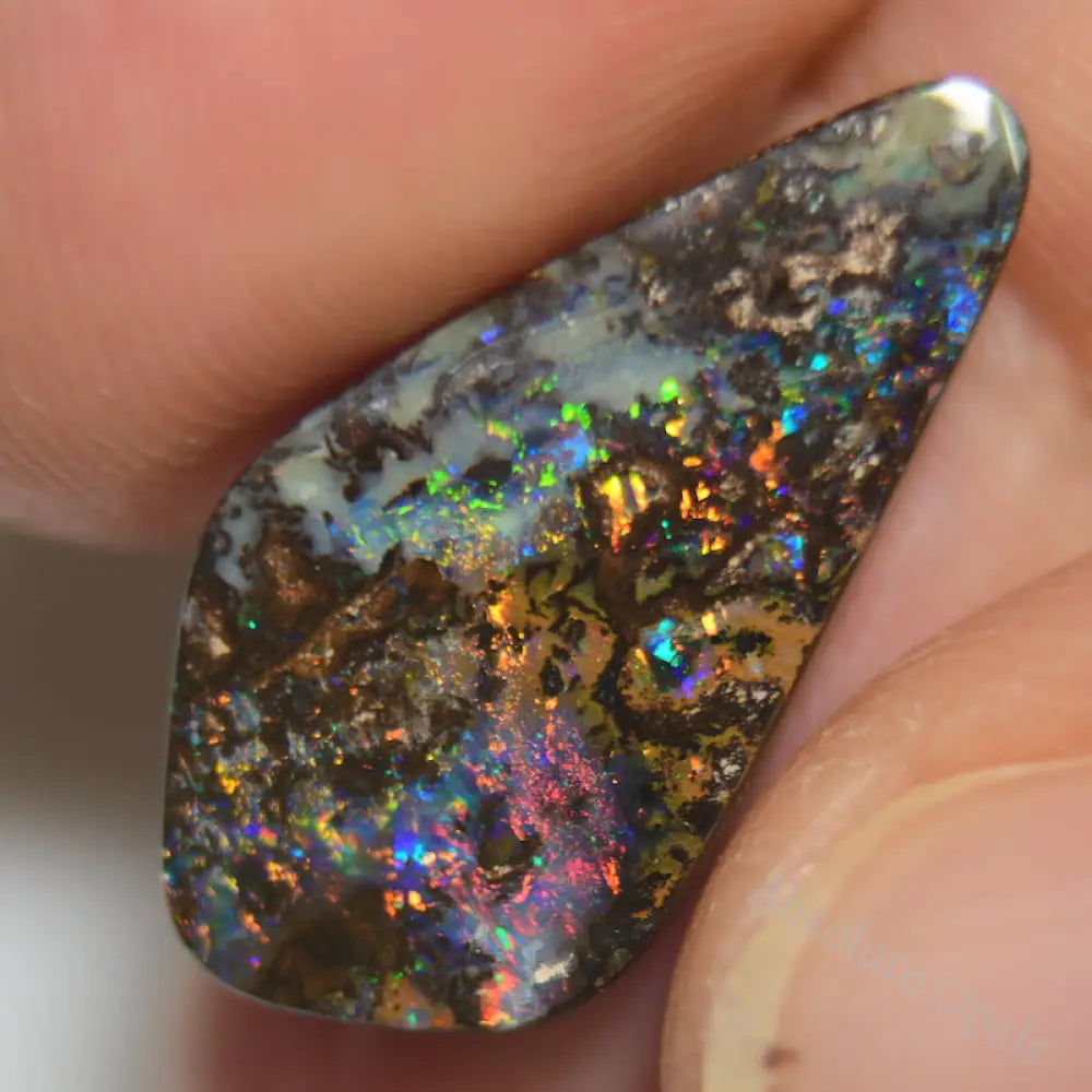 8.17 Cts Australian Boulder Opal Cut Stone