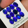 8.17 Cts Australian Opal Doublet Stone Cabochon 12Pcs 7X5