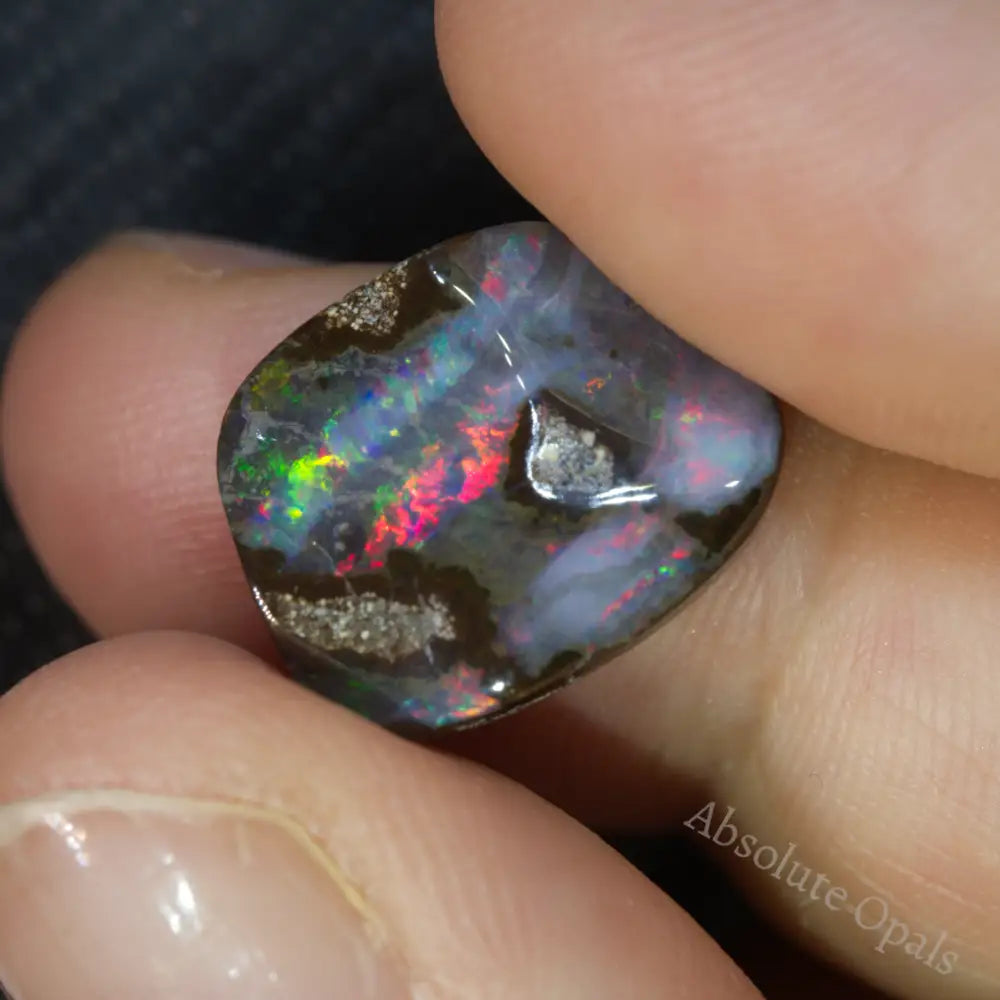 8.18 Cts Australian Boulder Opal Cut Stone