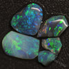 8.3 Cts Australian Rough Black Opal Parcel Rubs Lightning Ridge Cmr