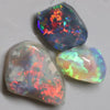 8.45 Cts Australian Lightning Ridge Rough Black Opal Parcel Solid Gem Stones