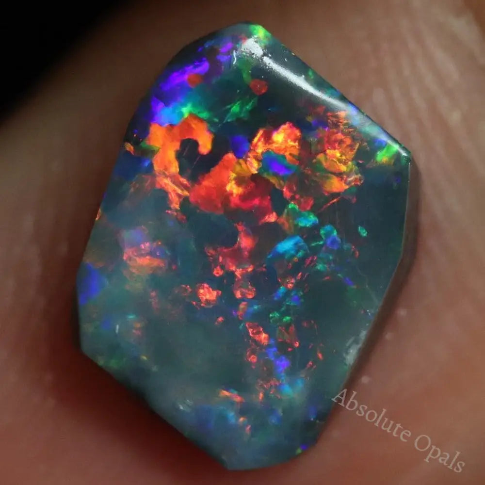 8.45 Cts Australian Lightning Ridge Rough Black Opal Parcel Solid Gem Stones