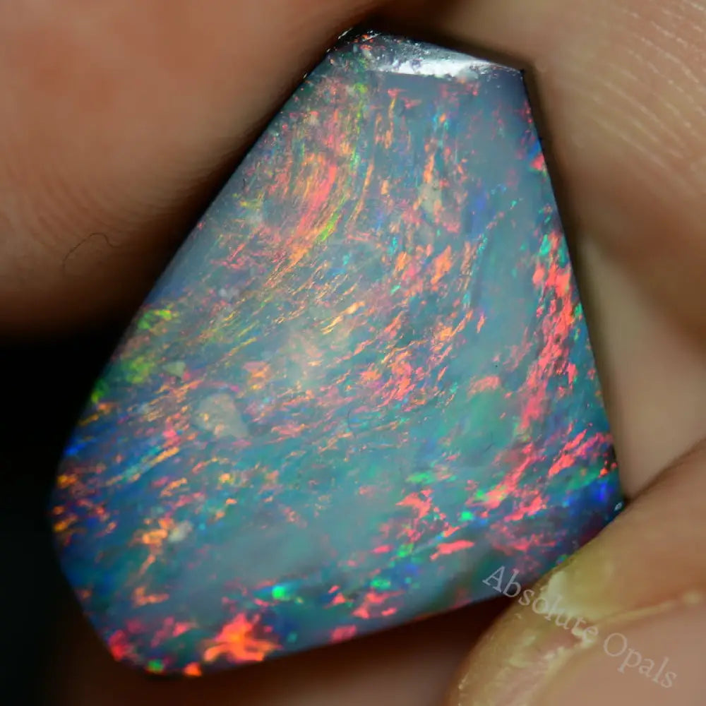 8.5 Cts Australian Opal Doublet Stone Rub Lightning Ridge