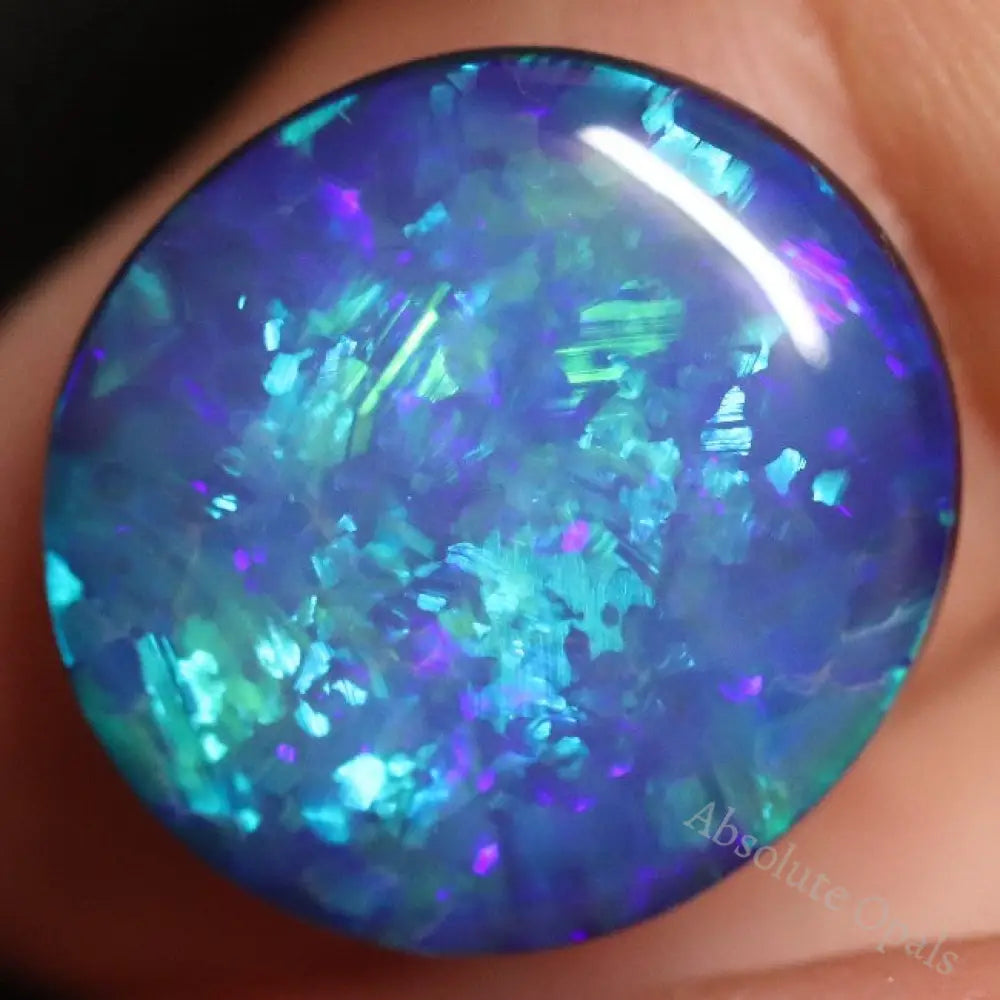 8.55 Cts Australian Opal Doublet Stone Cabochon