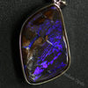 Australian Boulder Opal with Silver Pendant