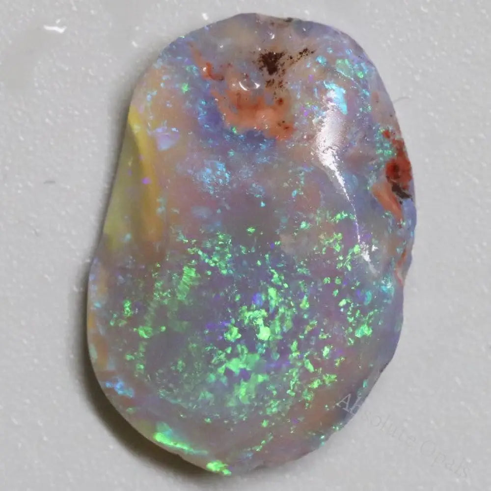 8.95 Cts Australian Opal Lightning Ridge Solid Rough Loose Rub Gem Stone