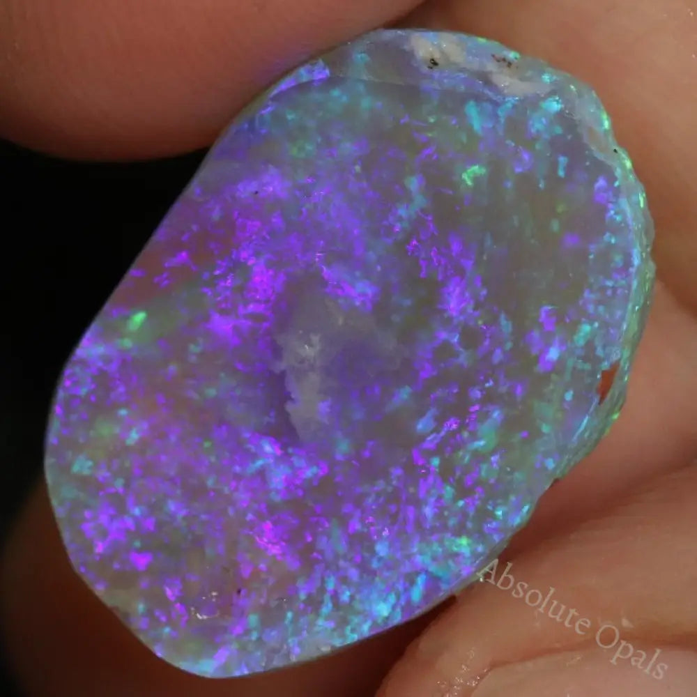 8.95 Cts Australian Opal Lightning Ridge Solid Rough Loose Rub Gem Stone