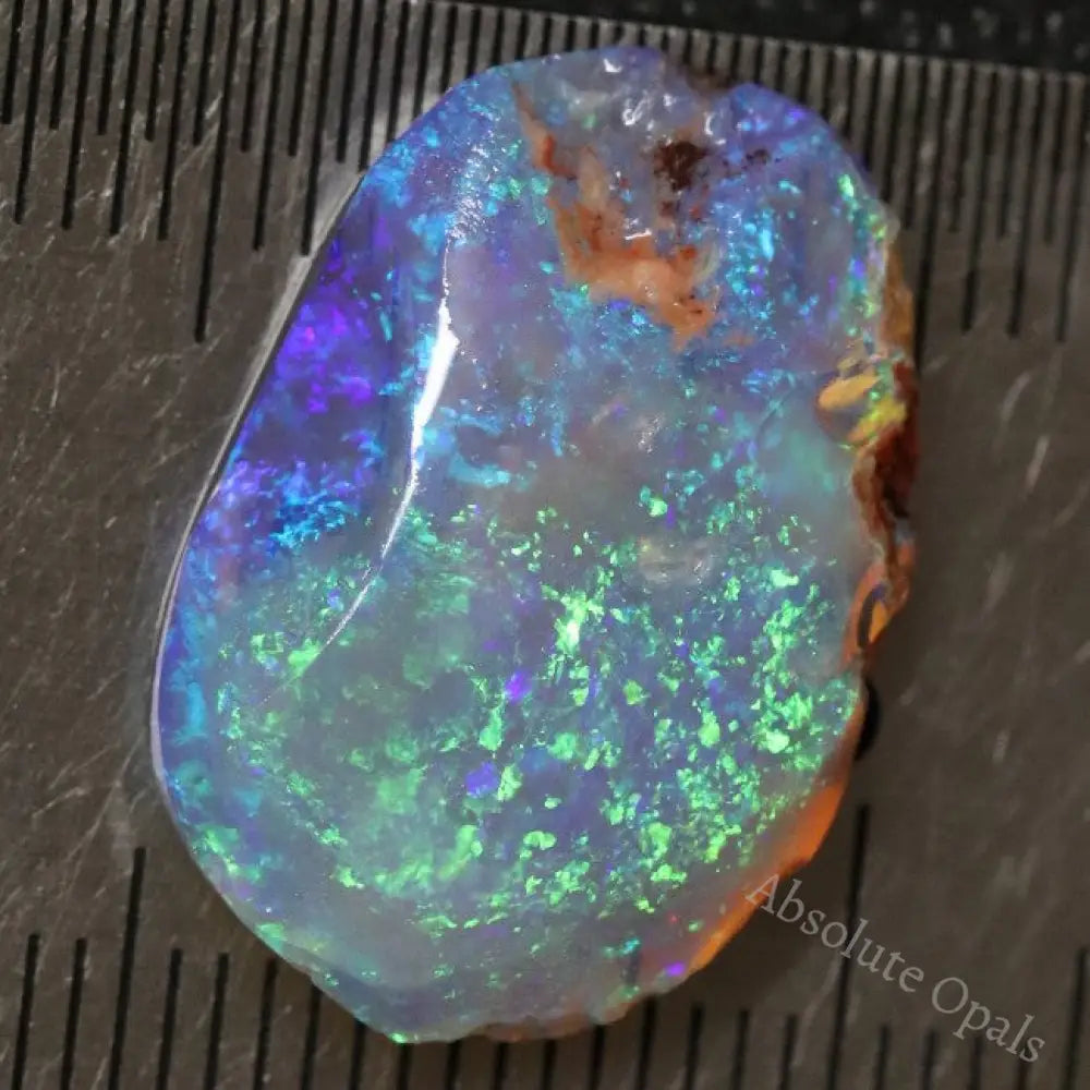 8.95 Cts Australian Opal Lightning Ridge Solid Rough Loose Rub Gem Stone