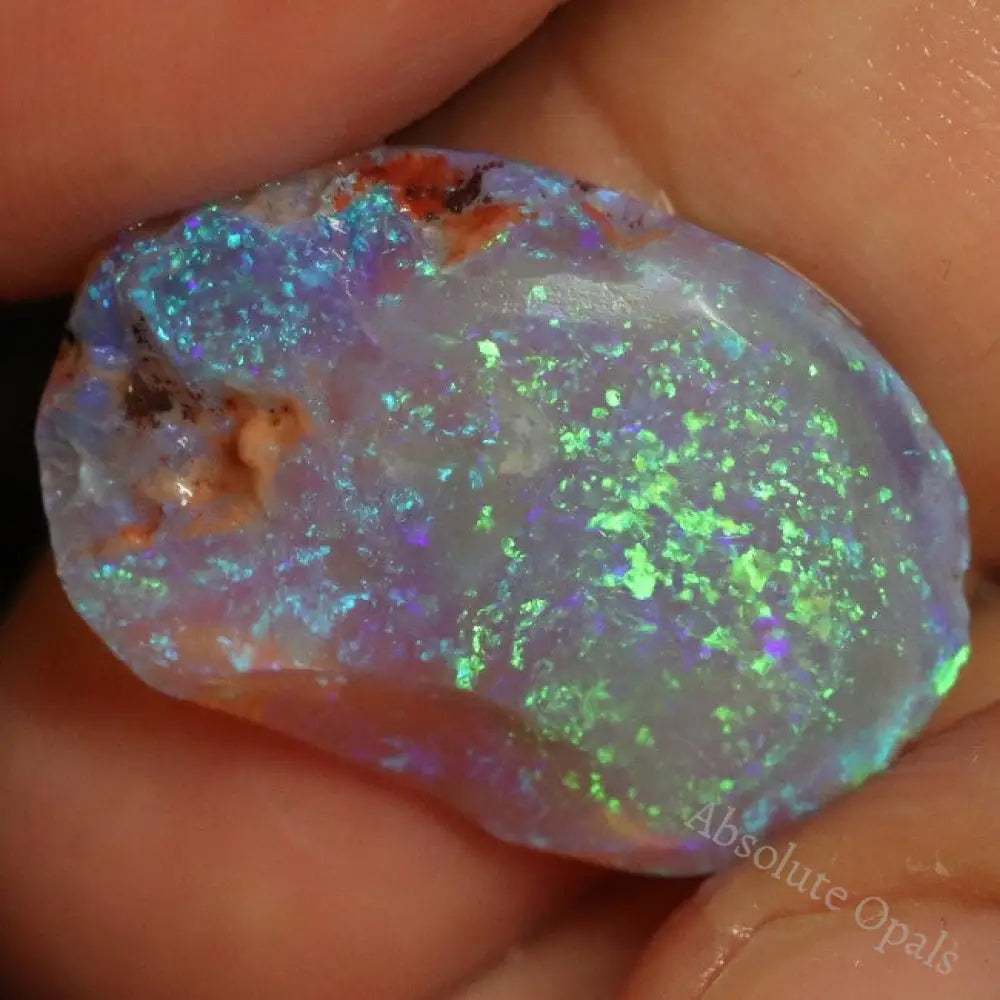 8.95 Cts Australian Opal Lightning Ridge Solid Rough Loose Rub Gem Stone