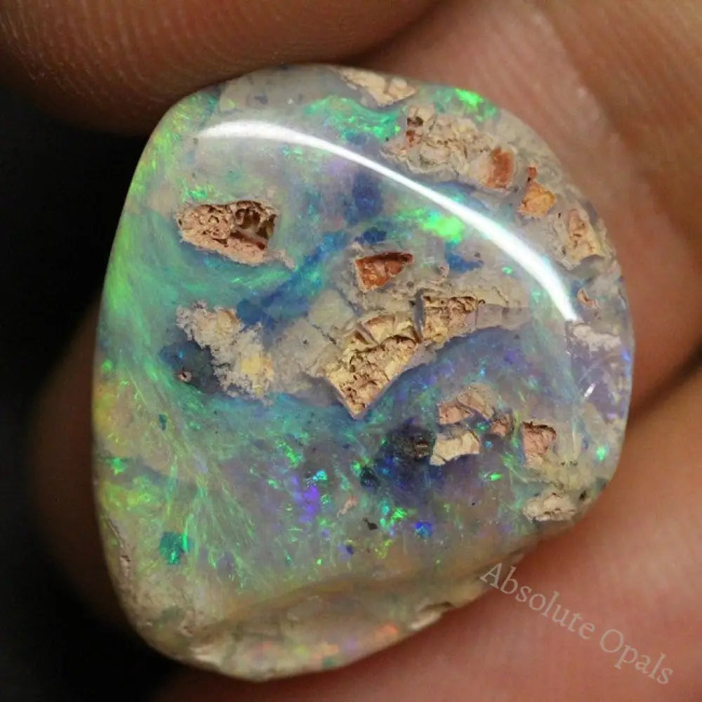 8.8 Cts Australian Opal Rough Lightning Ridge Polished Specimen