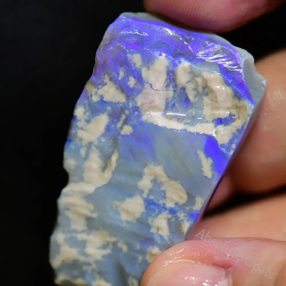 82 Cts Australian Rough Opal Lightning Ridge Single