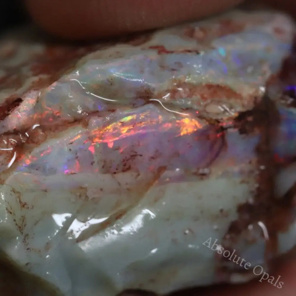 83.80 Cts Australian Semi Black Opal Rough Lightning Ridge Gem Stone