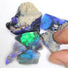 83 Cts Australian Black Opal Rough Lightning Ridge Parcel Rubs Cmr