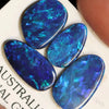 9.02 Cts Australian Opal Doublet Stone Cabochon 4Pcs